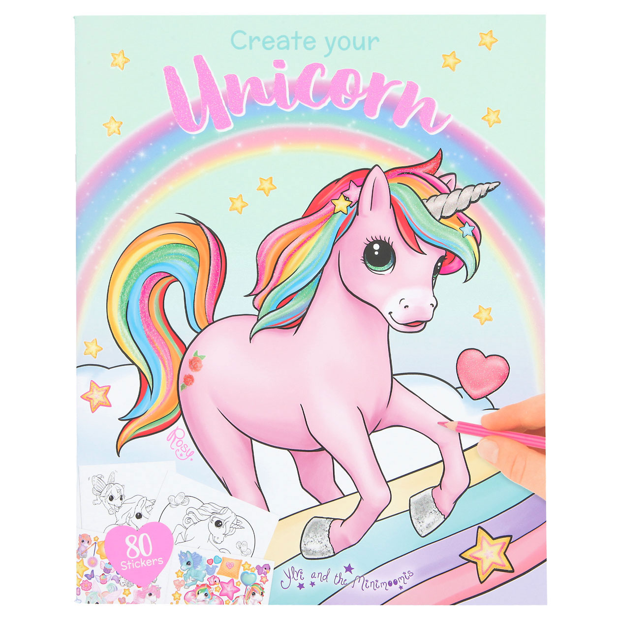 Ylvi Create your Unicorn Kleur- en Stickerboek