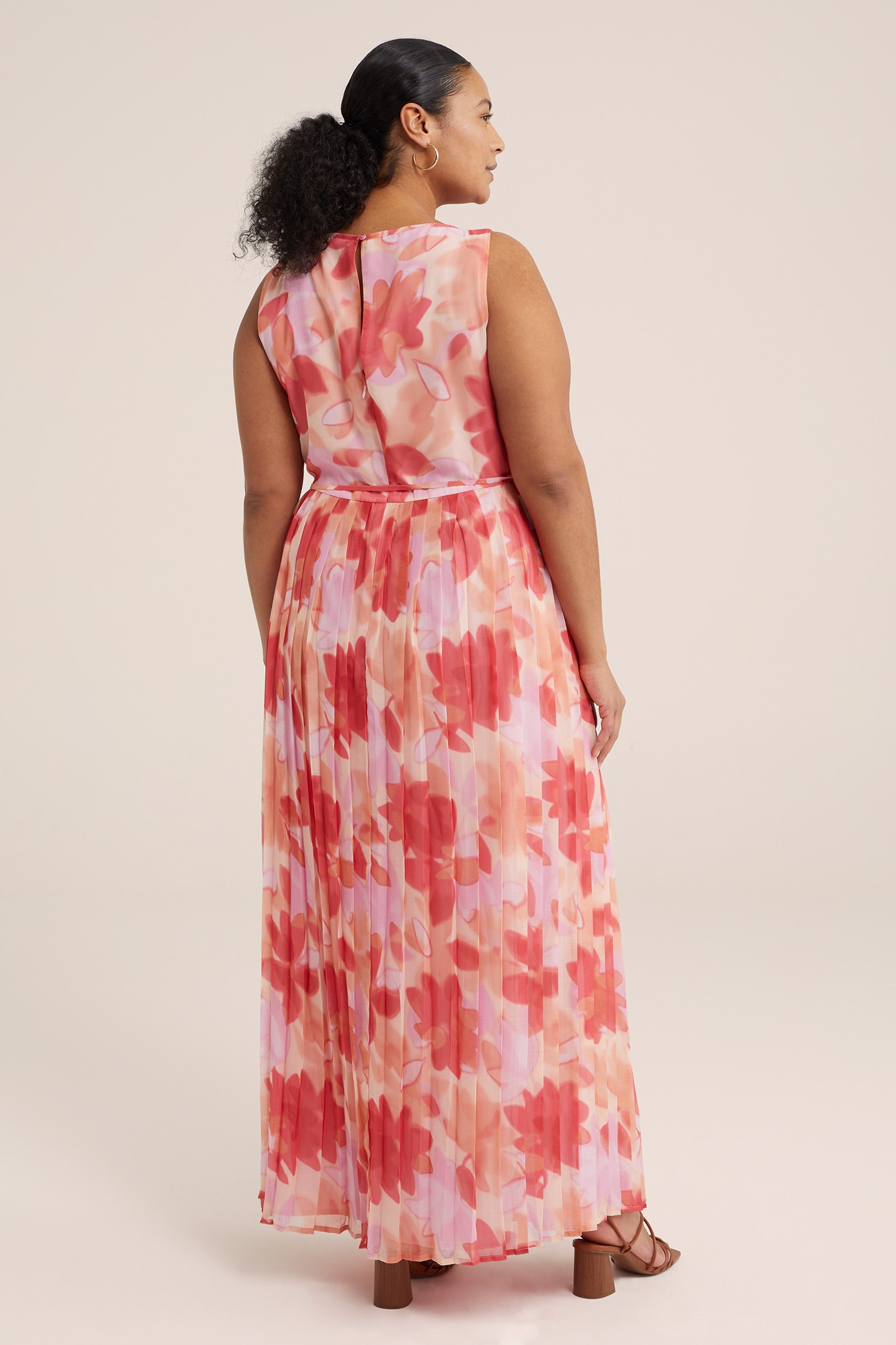 maxi-jurk met dessin - Curve WE Fashion All-over print
