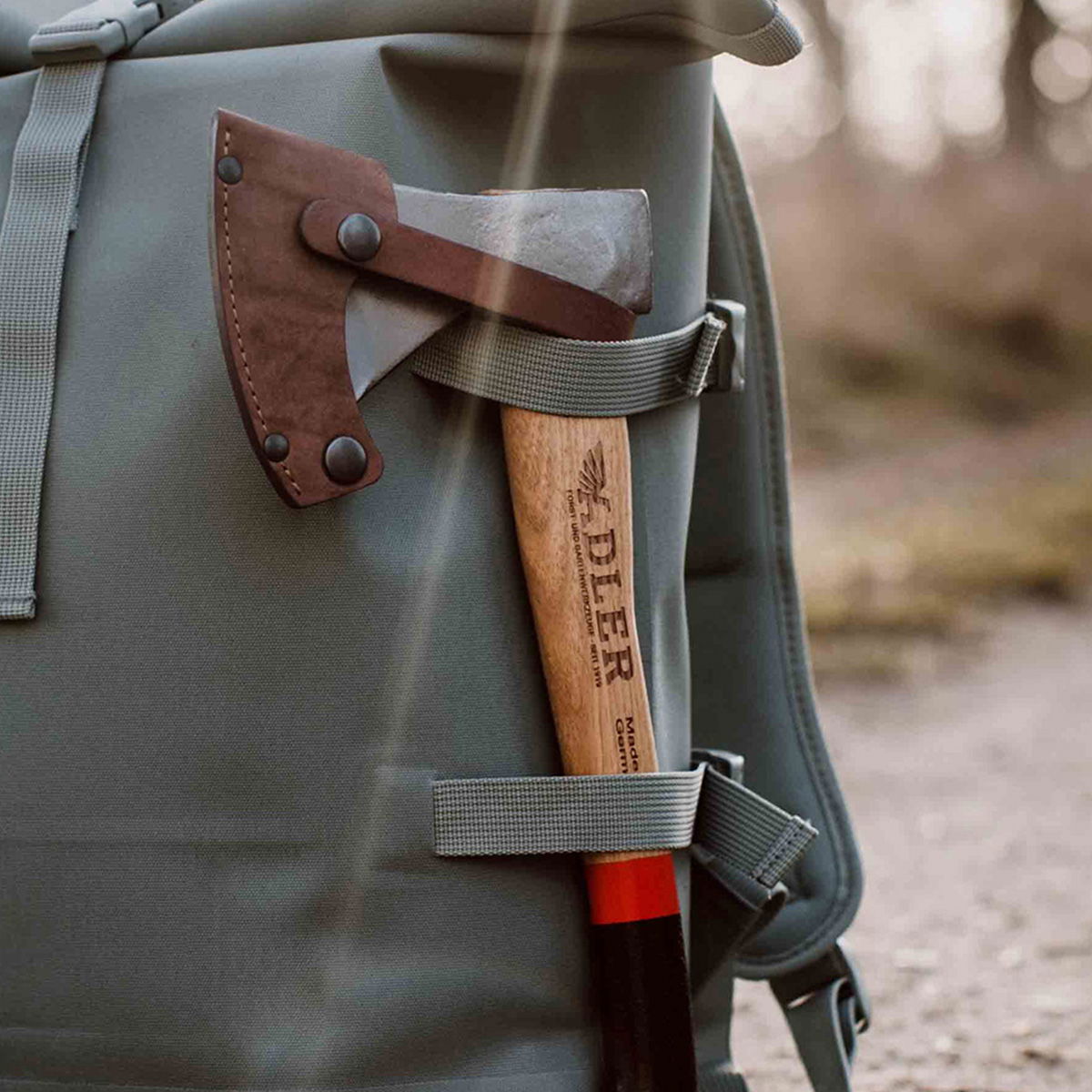 Adler Leather Sheath, Rheinland Hatchet