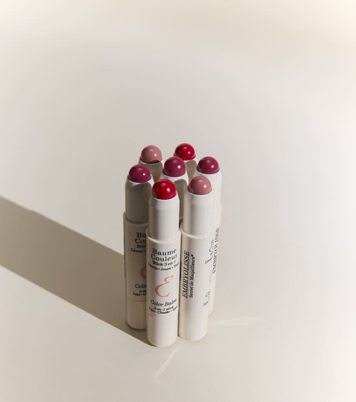 Embryolisse - Bálsamo colorido multiuso Baume Coluleur Stick -  Intense Red