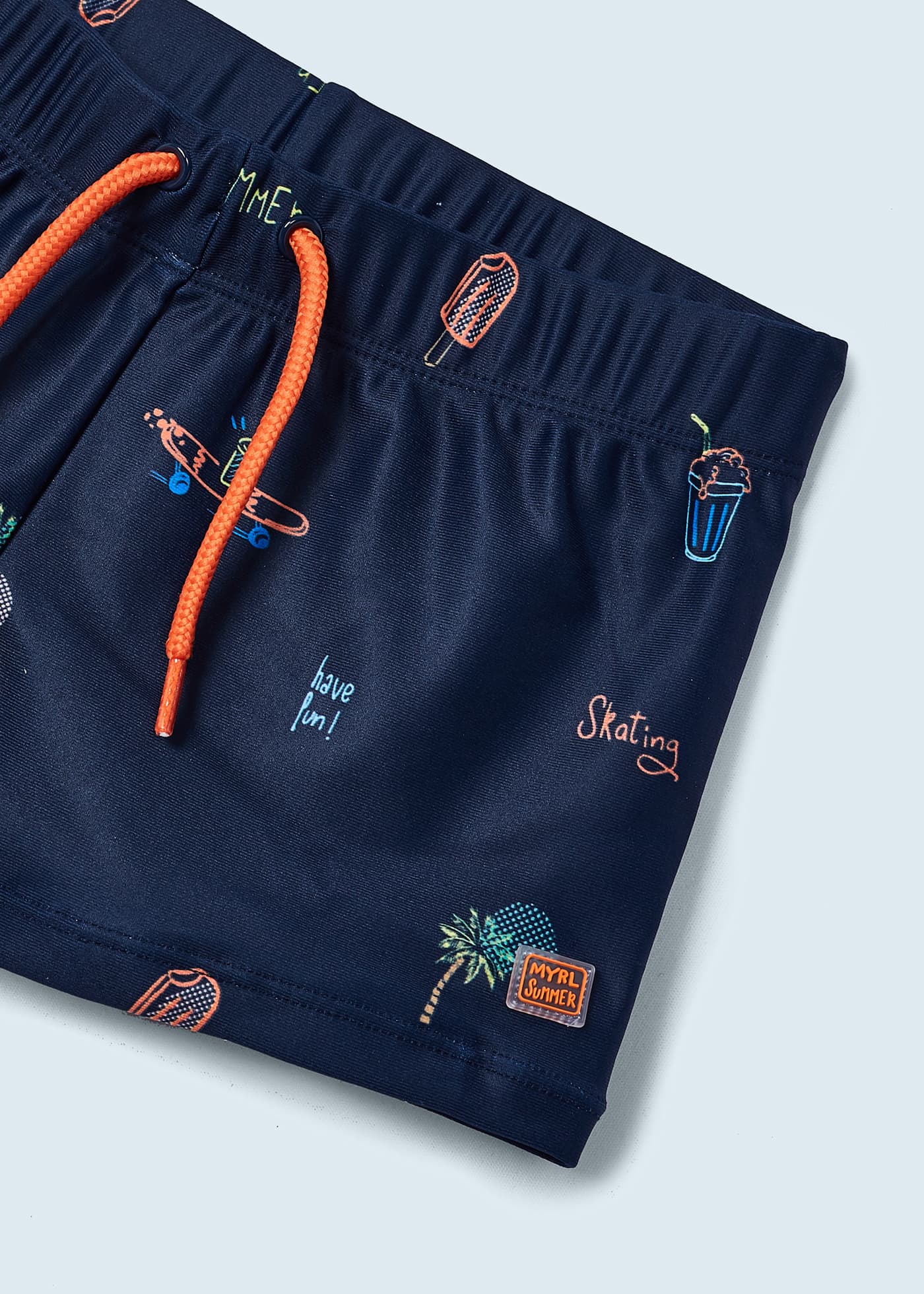 Conjunto de 2 fatos de banho de lycra estampados para meninos