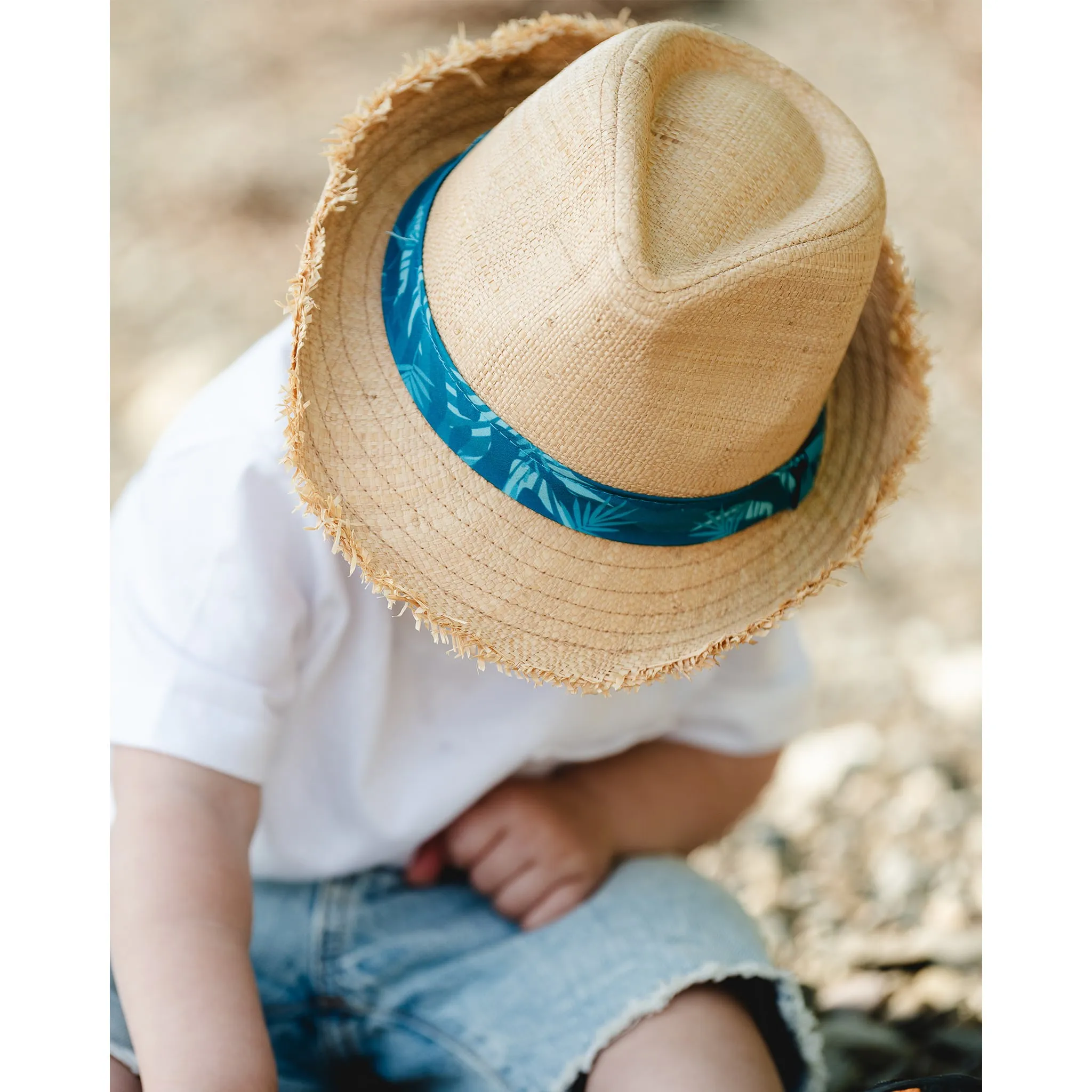 Calikids Chapeau Fedora Paille 9mois-3ans