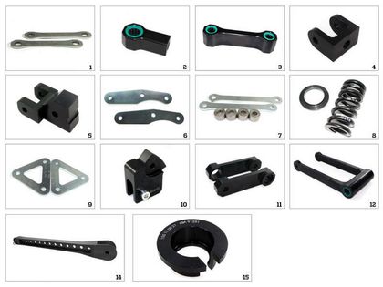 Biellette de suspension Tecnium Kit de réhausse construction 3