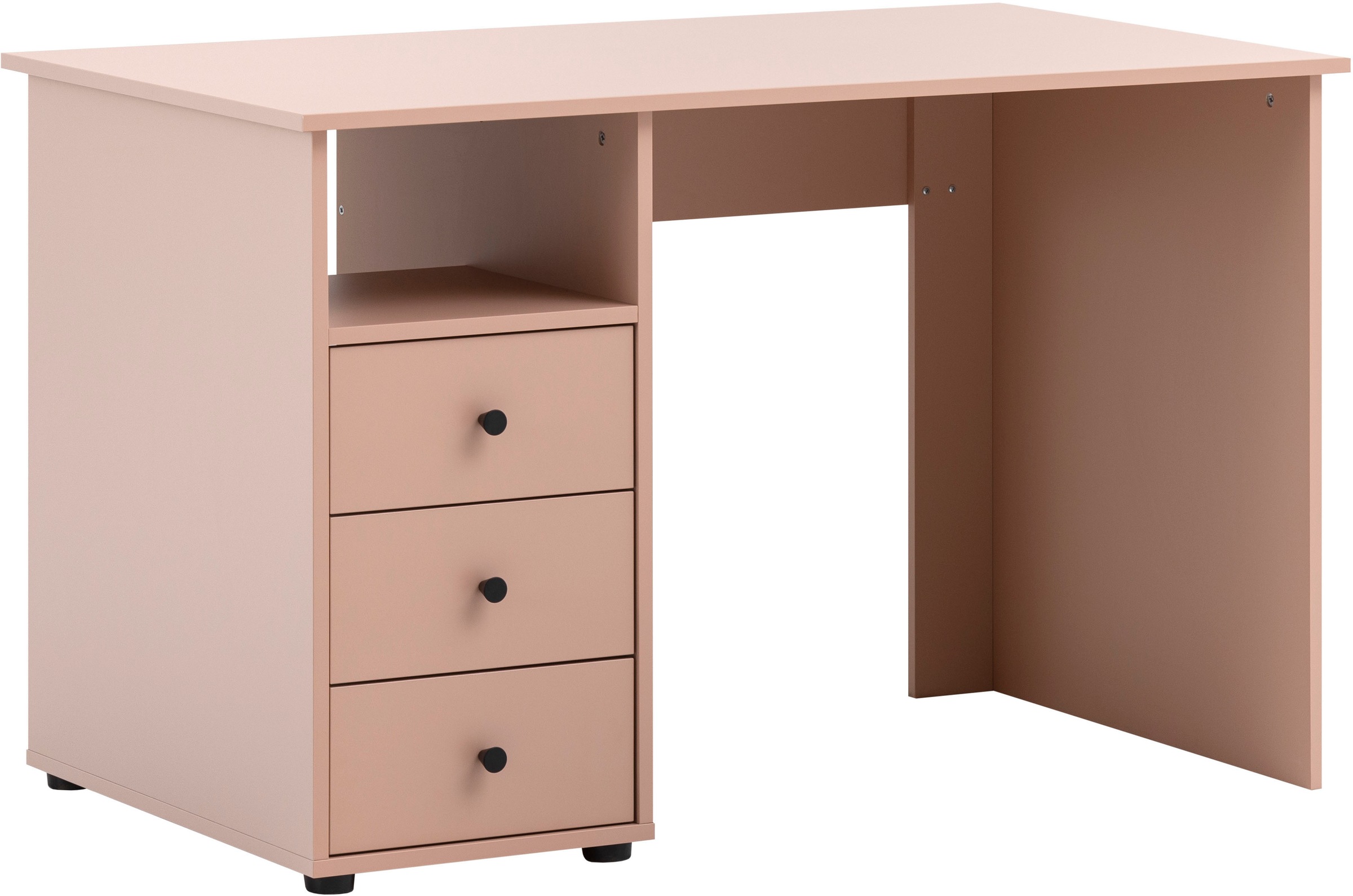 Schildmeyer Schreibtisch »Smash, Breite 115 cm« 3 Schubladen mit Teilauszug und Metallbeschlägen