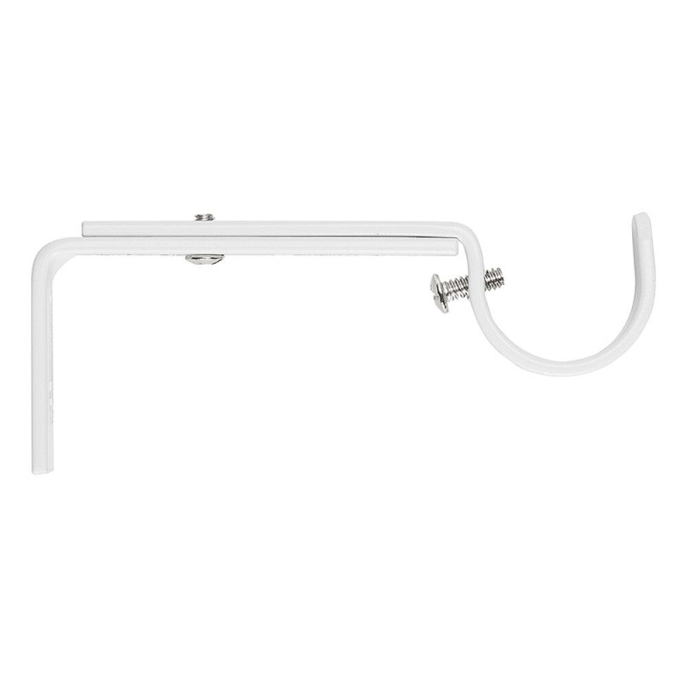 HOLDER KIRSCH 10-15 CM TIL GARDINSTANG 28MM HVIT