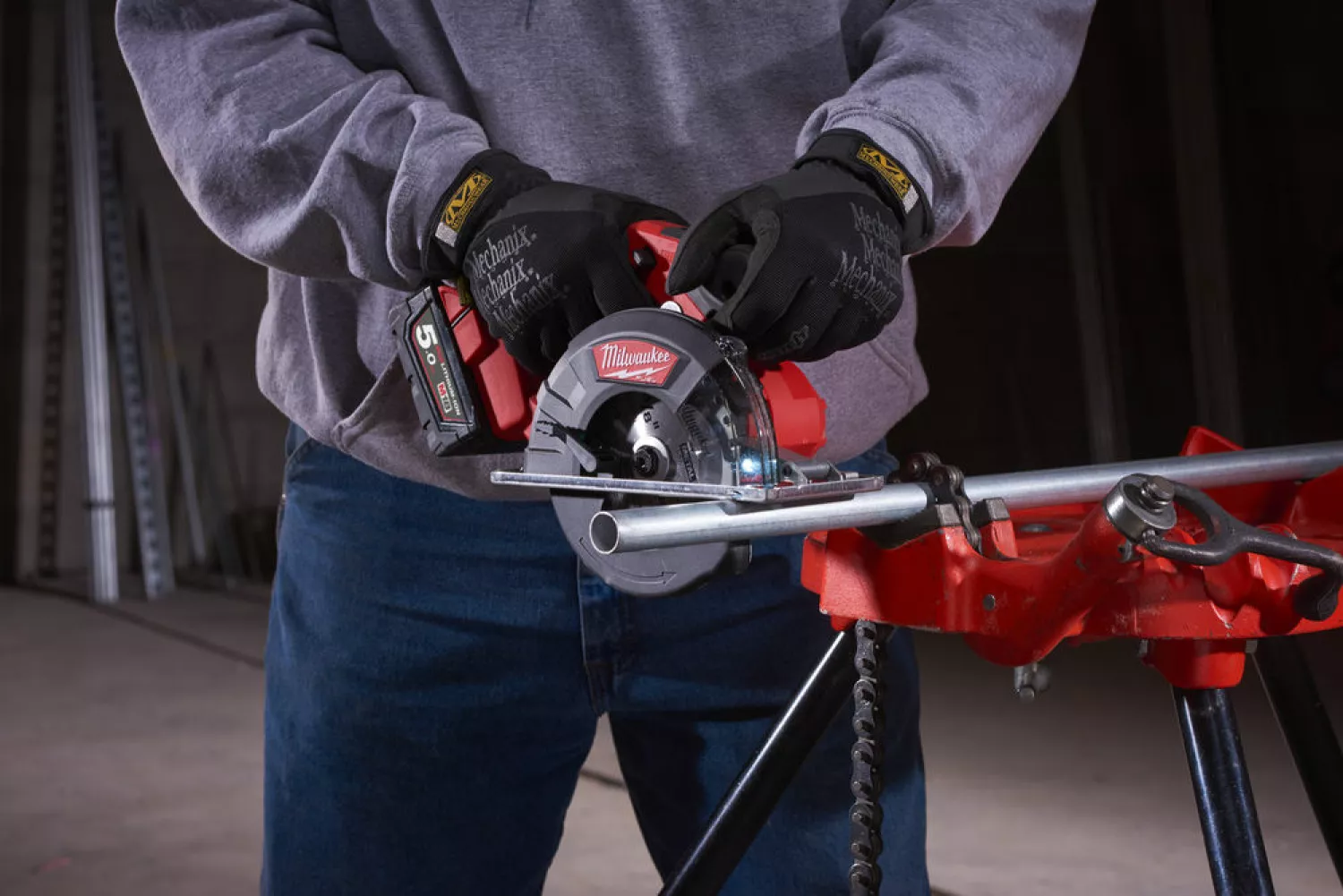 Milwaukee M18 FMCS-502X 18V Li-Ion accu Cirkelzaag set (2x 5ah accu) in HD Box -150 x 20 mm - koolborstelloos