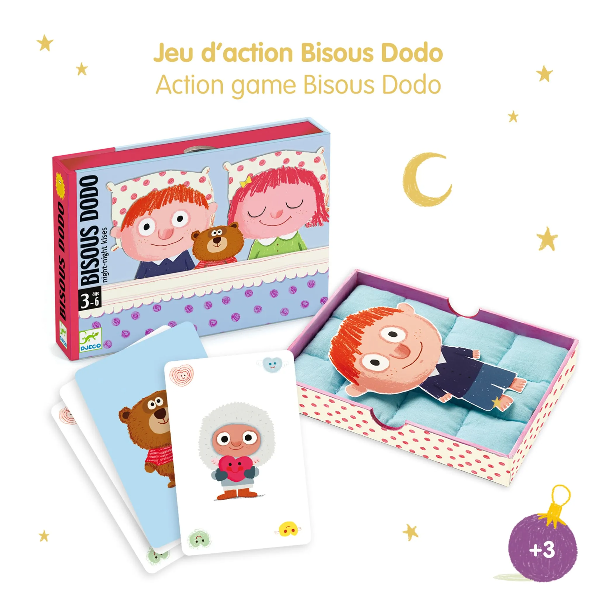 Djeco Jeu Bisous Dodo pour Rituel du Coucher