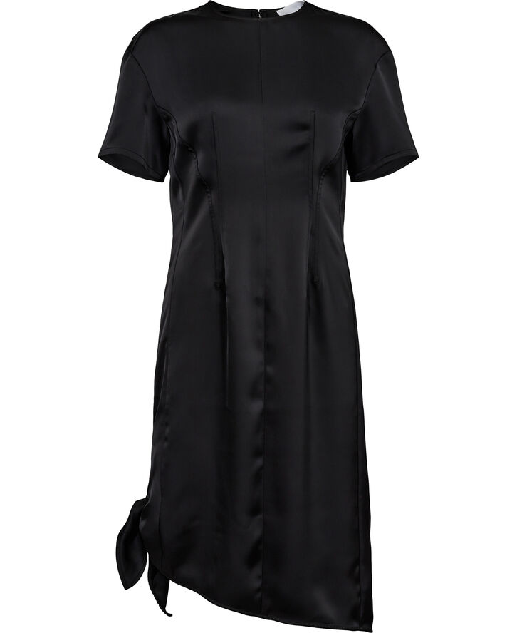 REMAIN Midi Knot Dress Black