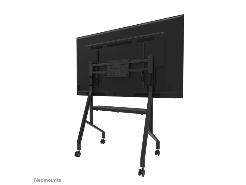 Neomounts FL50-525BL1 - Vogn med hjul - robust - for fladt panel - gulvstander - låsbar - stål - sort - skærmstørrelse: 55