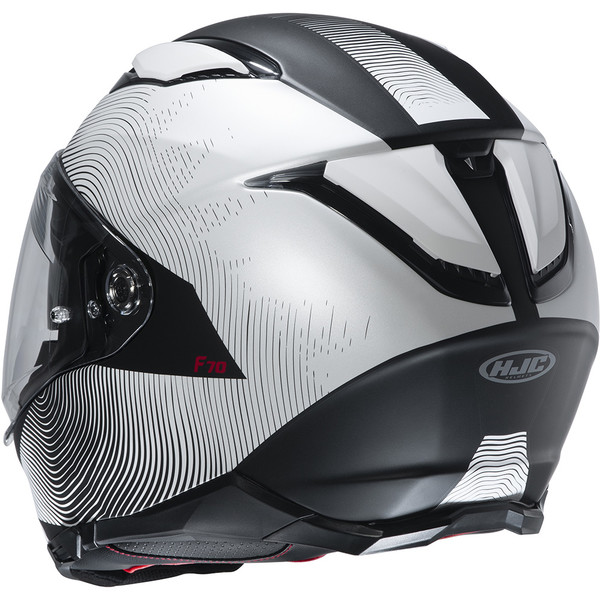 HJC - Casque F70 Samos MC10SF / Blanc / Noir