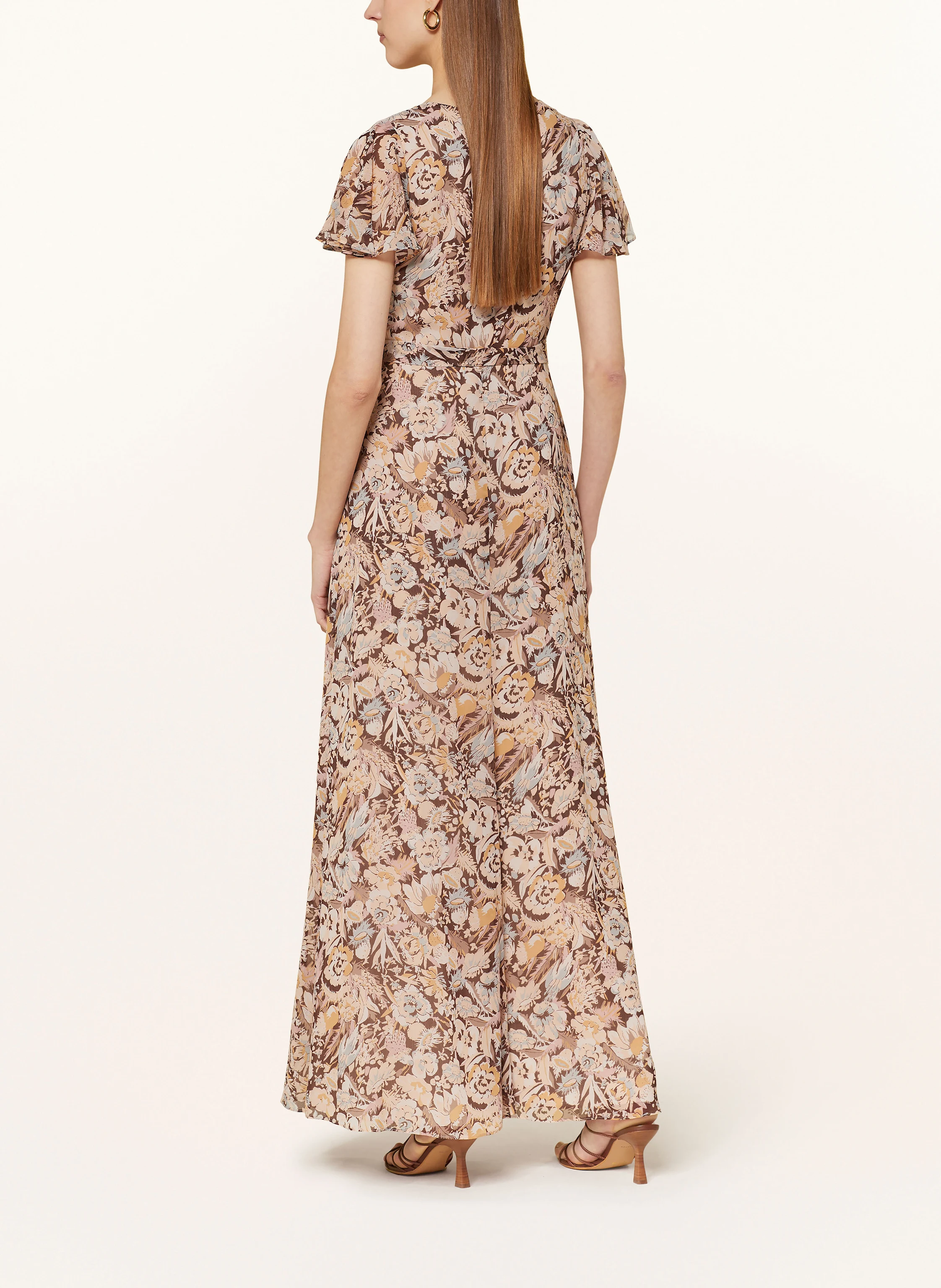 LAUREN RALPH LAUREN Kleid POLY in Wickeloptik mit Volants