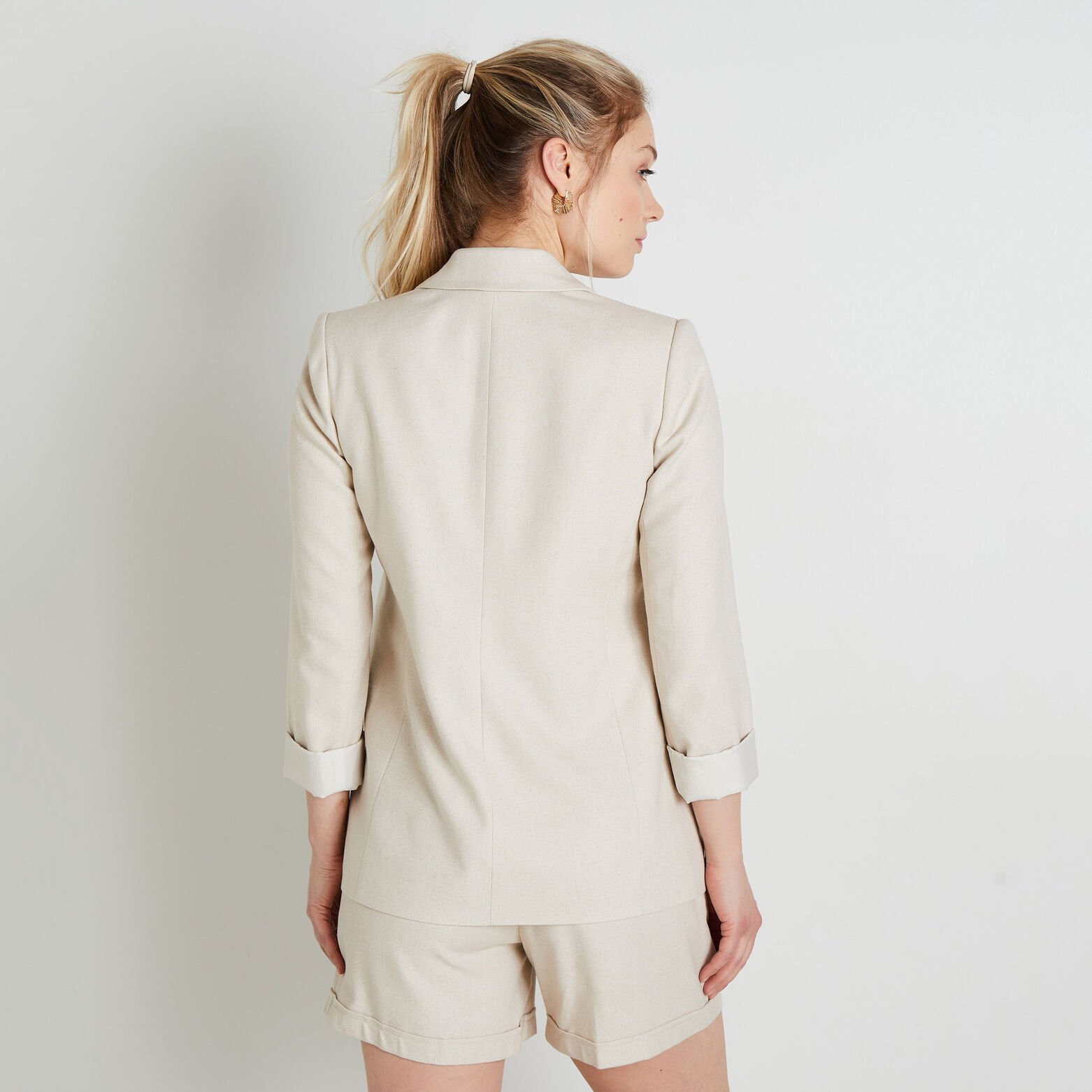 Blazer coupe droite femme