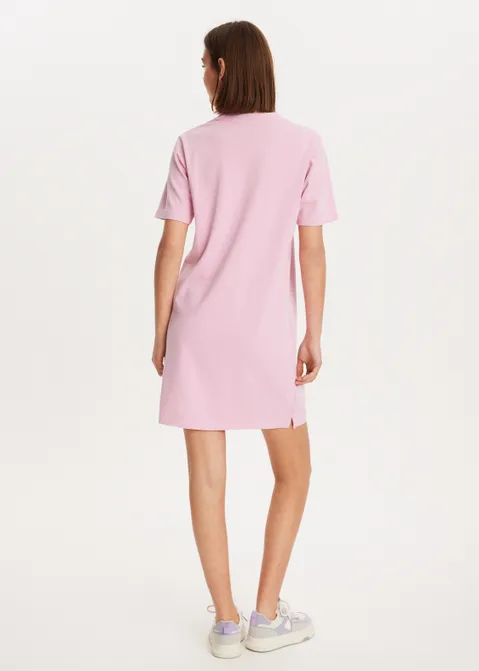 T-shirt jurk roze (ROS.M)