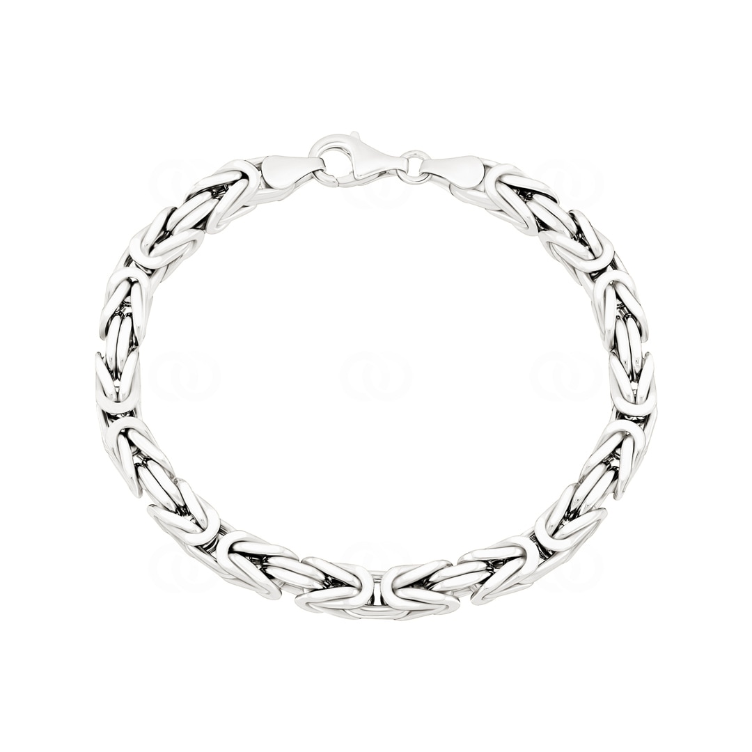 Königsarmband klassisch 925 Silber 5.5mm