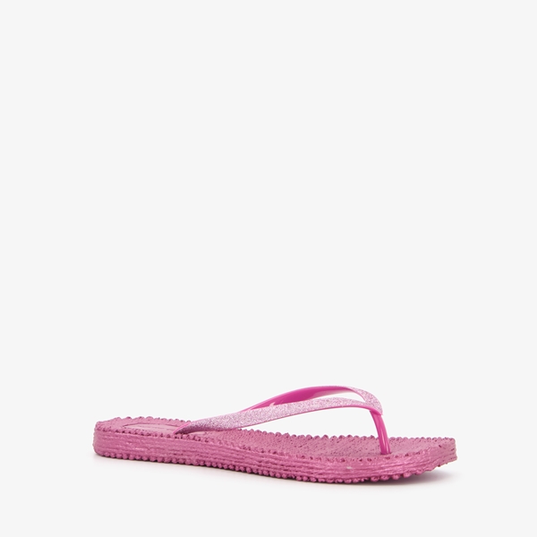 Supercracks dames teenslippers roze