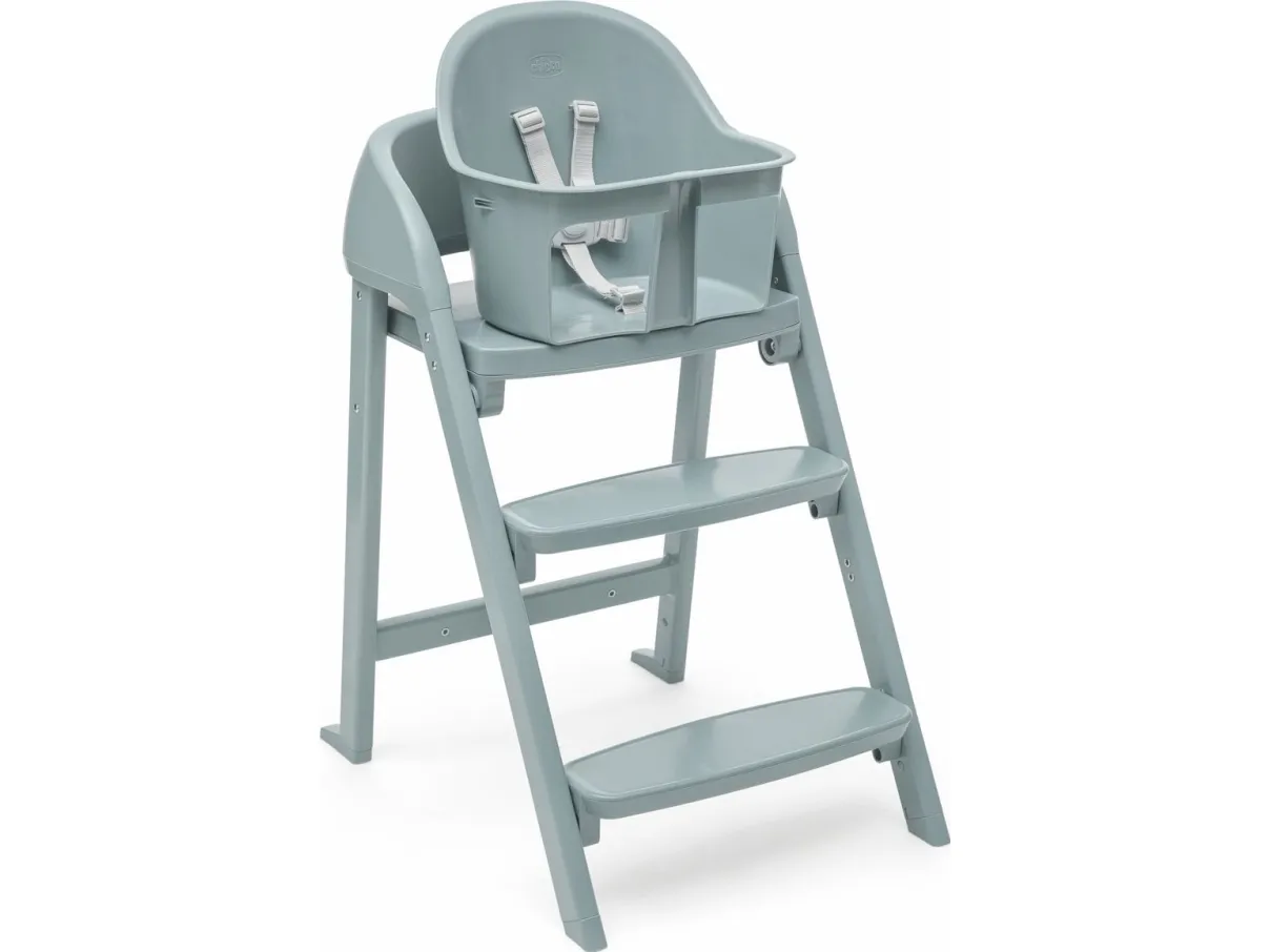 Chicco 04087047060000, Multifunktionel højstol, Hårdt sæde, Grøn, Monokromatisk, Polyester, 110 kg