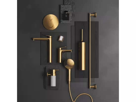 Pommeau de douche 3 jets DURAVIT MinusFlow doré poli