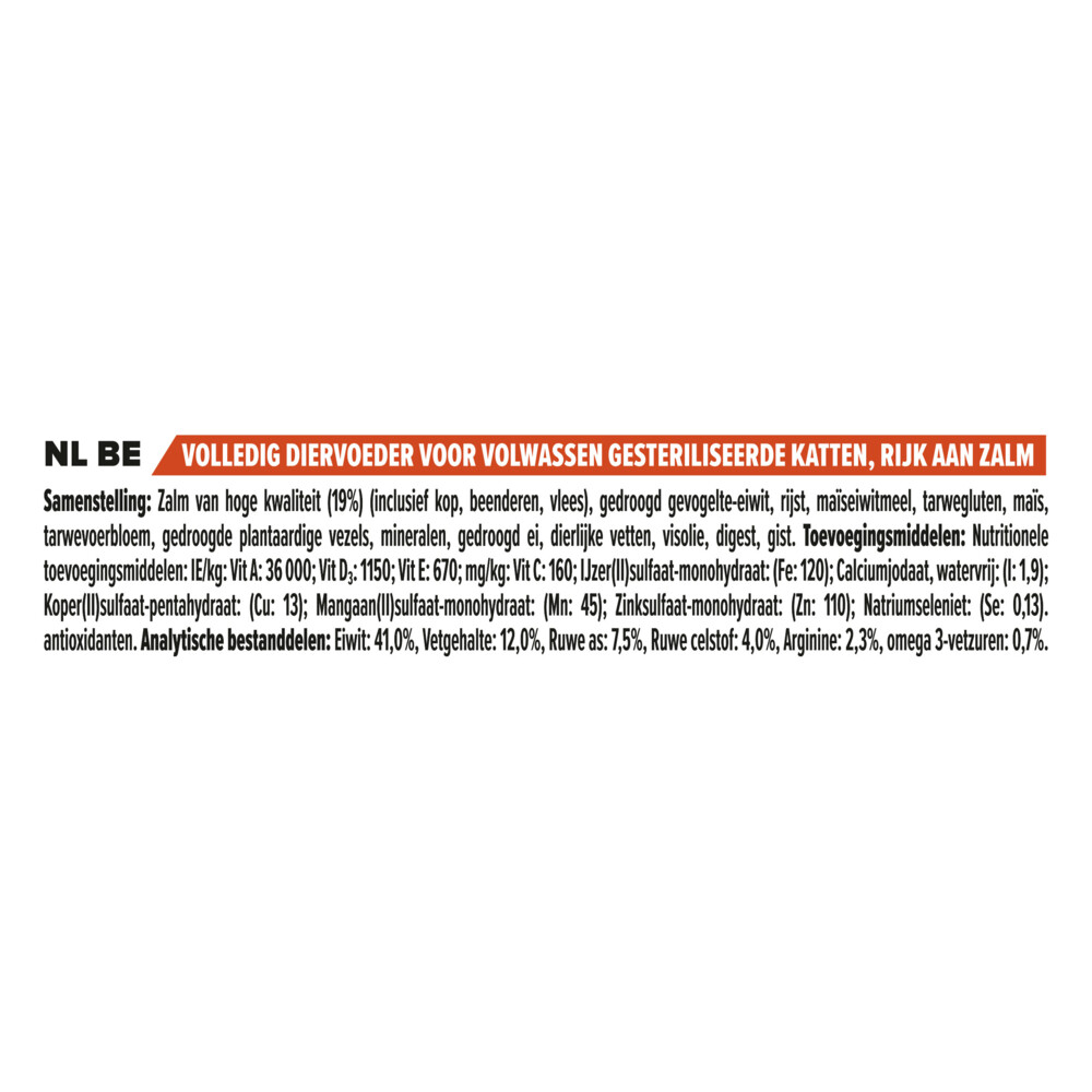 Pro Plan Adult Sterilised Vital Functions Zalm1,5 kg