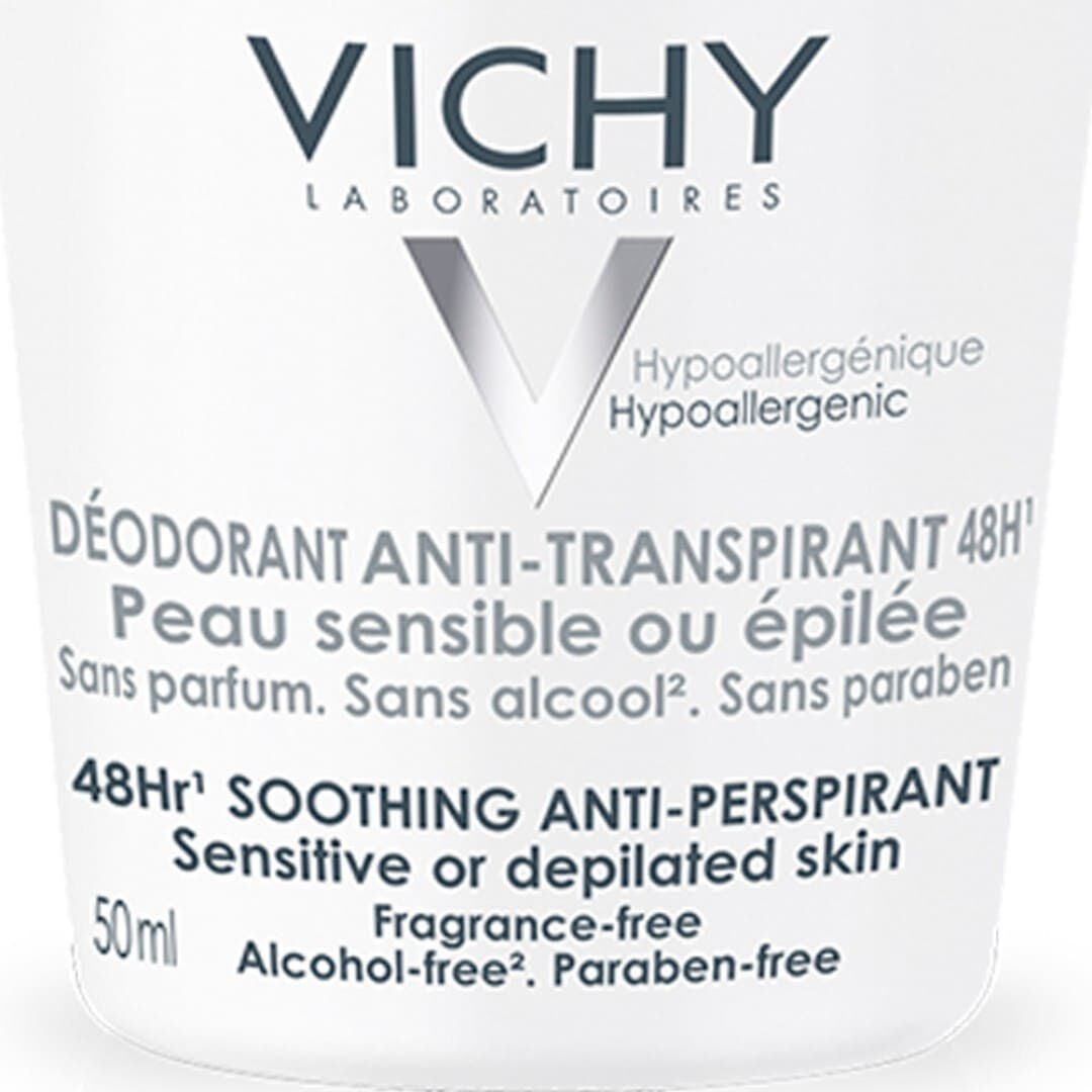 VICHY  Desodorizante Roll-On Pele Sensível ou Depilada 48H - 50ml