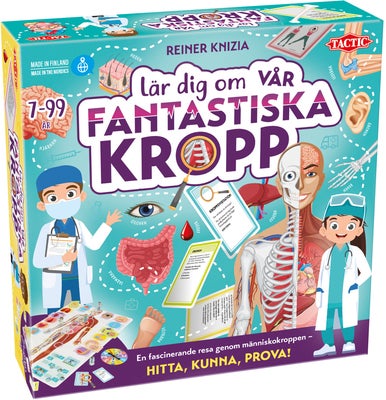 Tactic Brettspill Lær Om Vår Fantastiske Kropp