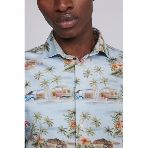 Matinique Marc N Skjorte, Chambray Blue, 44