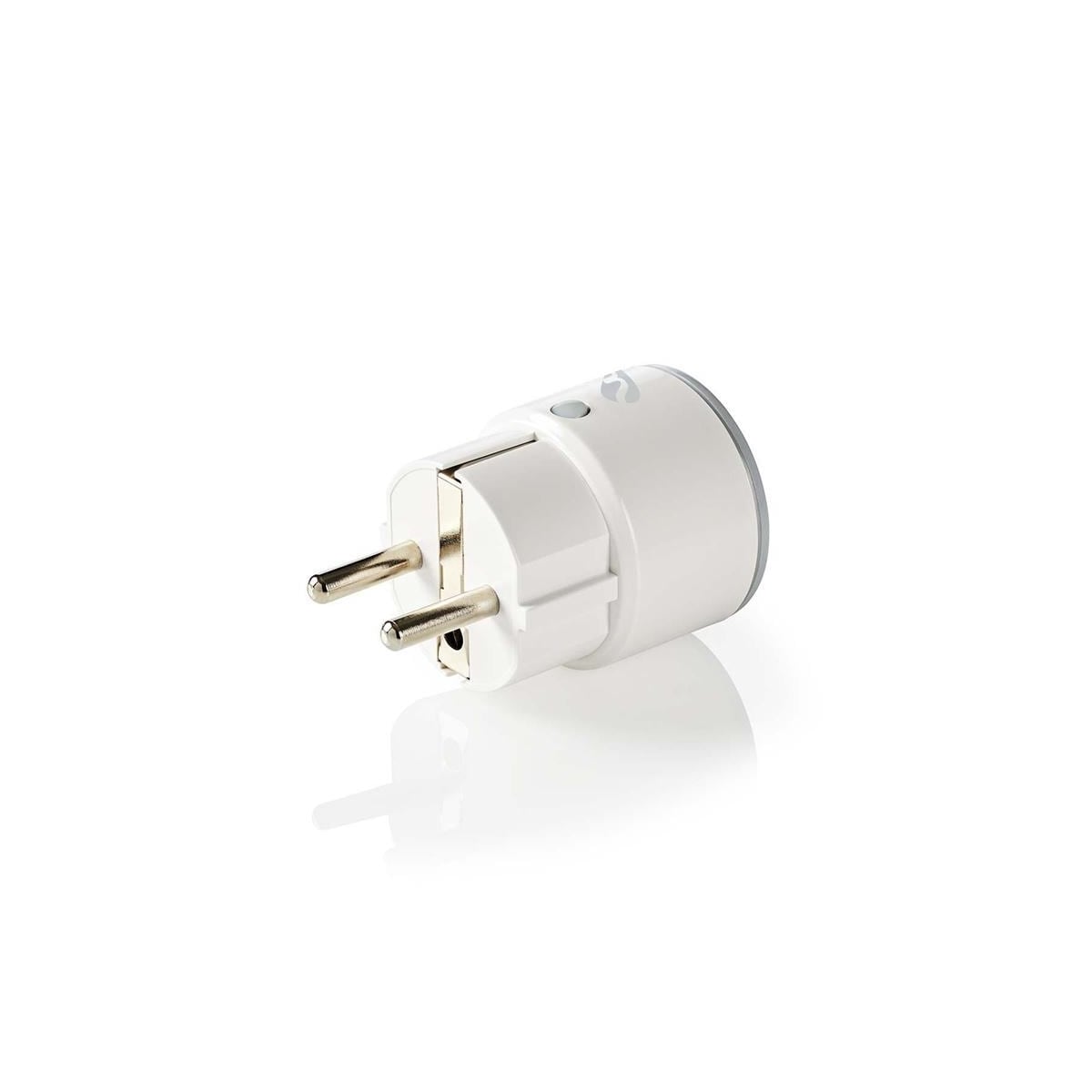 Nedis SmartLife Smart Plug | Wi-Fi | IP21 | Efektmåler | 2500 W | Jordet kontakt / Type F (CEE 7/7) | -10 - 40 °C | Android™ / IOS | Hvit | 1 stk