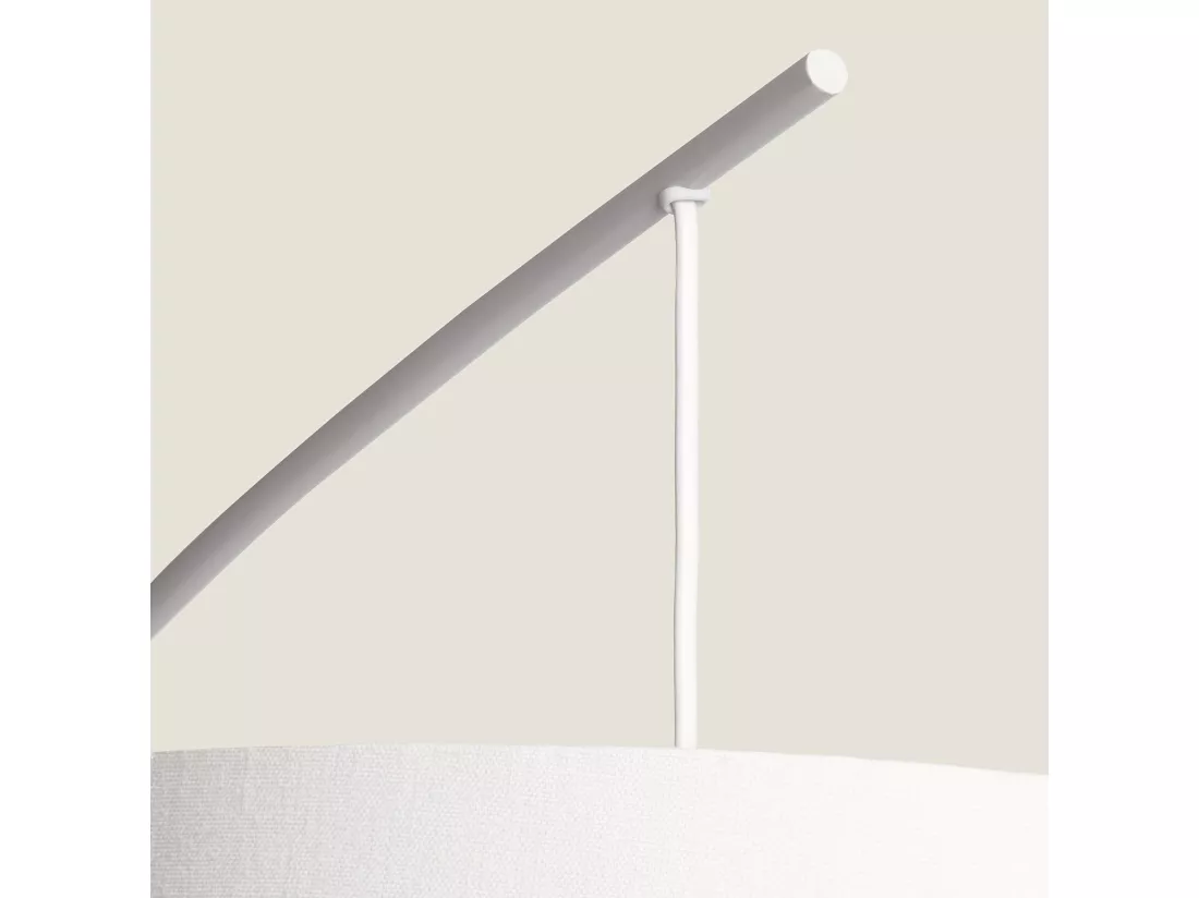Lampadaire Métal Meetkunde Blanc