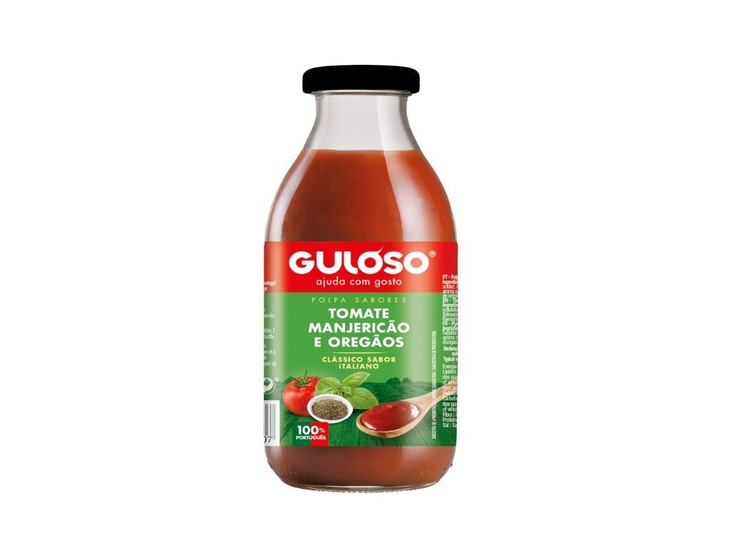 POLPA DE TOMATE GULOSO C/MANJERICÃO OREGÃOS 500(710)G