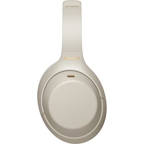 Sony WH-1000XM4 Premium trådløse støjreducerende hovedtelefoner - sølv