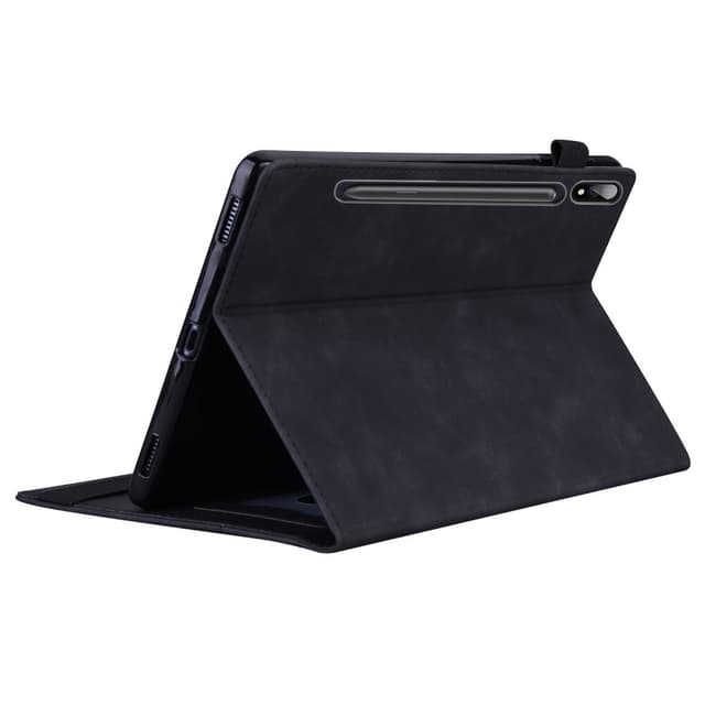 SKALO Samsung Tab S8 Ultra PU-læder pungetui med rum til penne