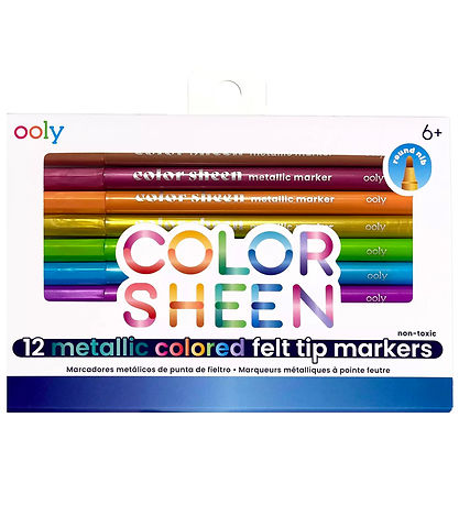 Ooly Tuscher - Color Sheen Metallic - 12 stk