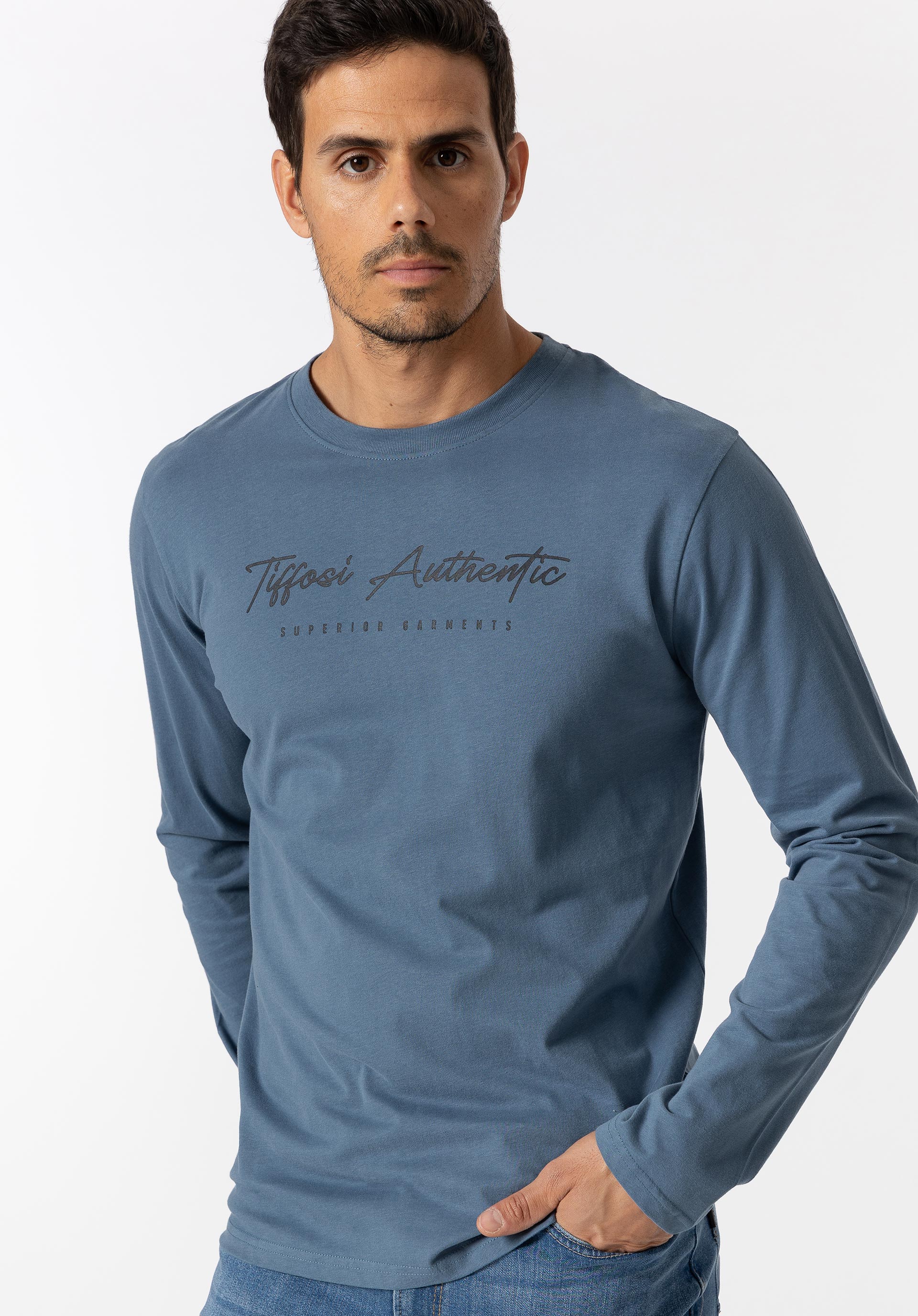 T-shirt com Estampado Frontal