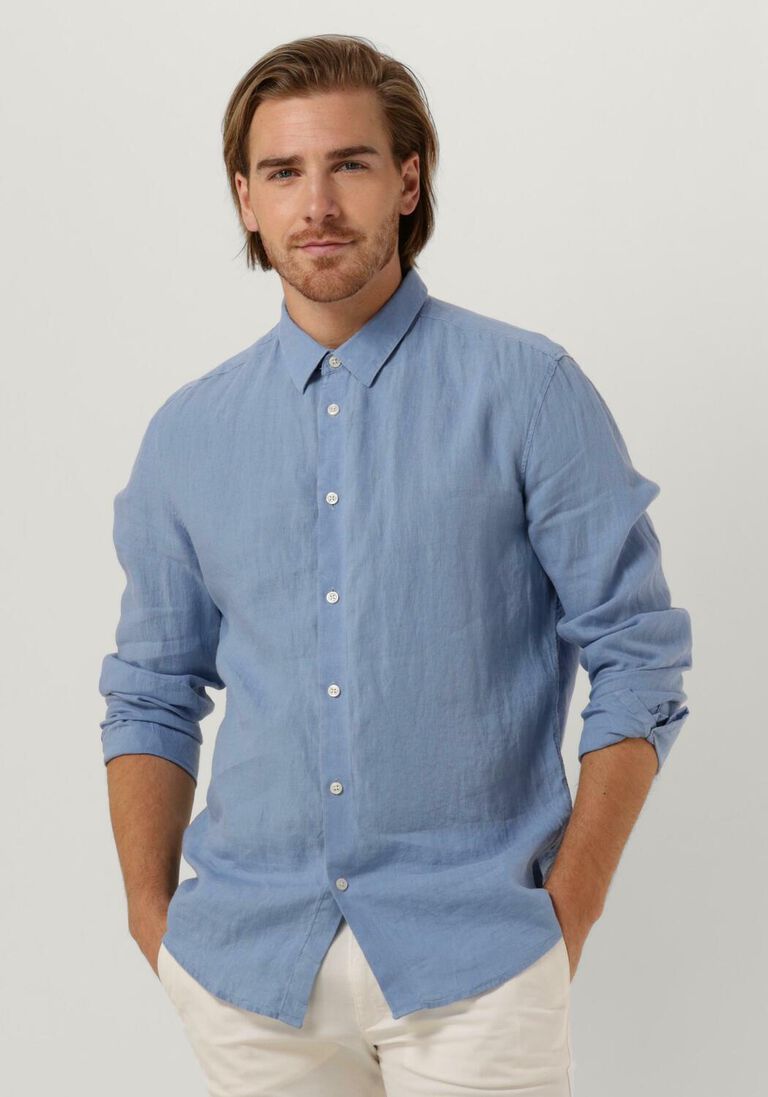 DRYKORN lichtblauwe drykorn casual overhemd ruben 126004