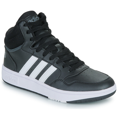 Adidas Sportswear - HOOPS MID 3.0 K - Noir / Blanc