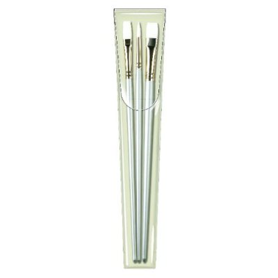 Pro Arte W6 Sterling Oil & Acrylic Brush Set Of 3