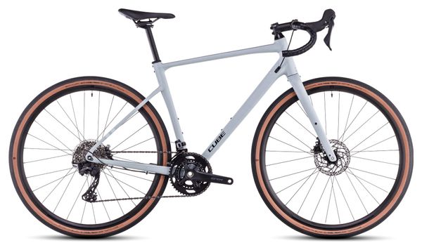 Vélo de Gravel Cube Nuroad Race Shimano GRX 12V 700 mm Gris Haze 2025