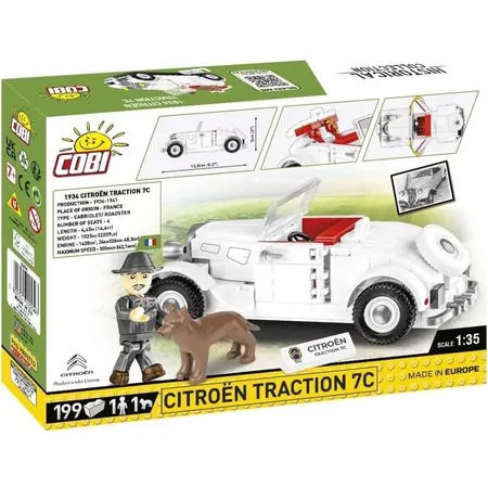 Cobi Historical Collection - Citroen Traction 7C Cabriolet