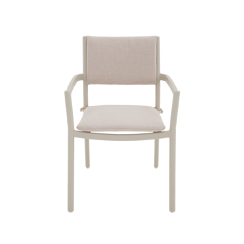 KARWEI tuinstoel Enzo beige metaal