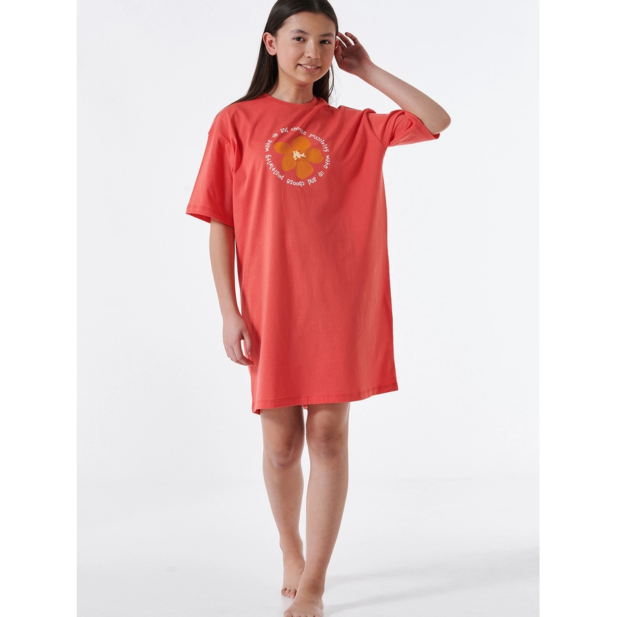 Schiesser Nachthemd Organic Cotton rot