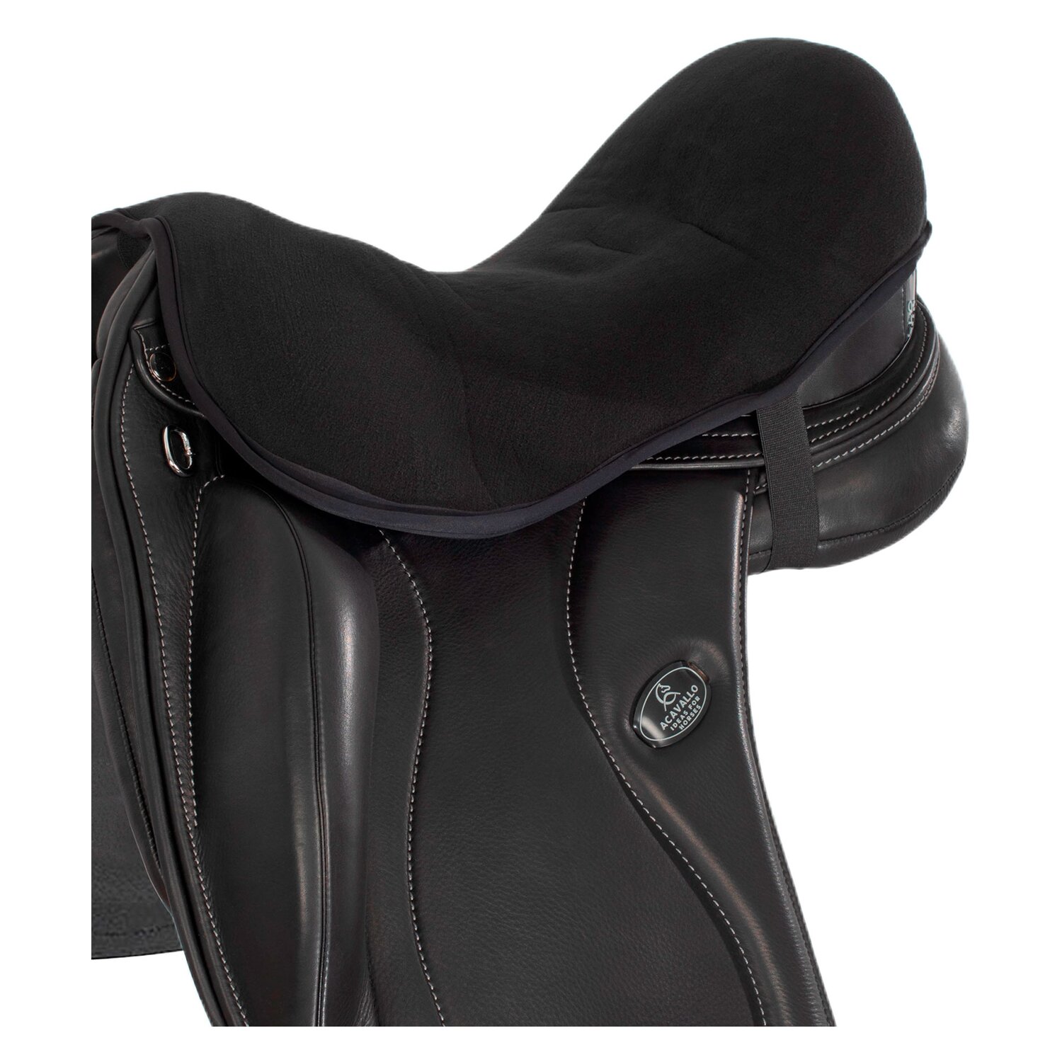 ACAVALLO Gelsitzschoner ORTHO-PUBIS  - schwarz