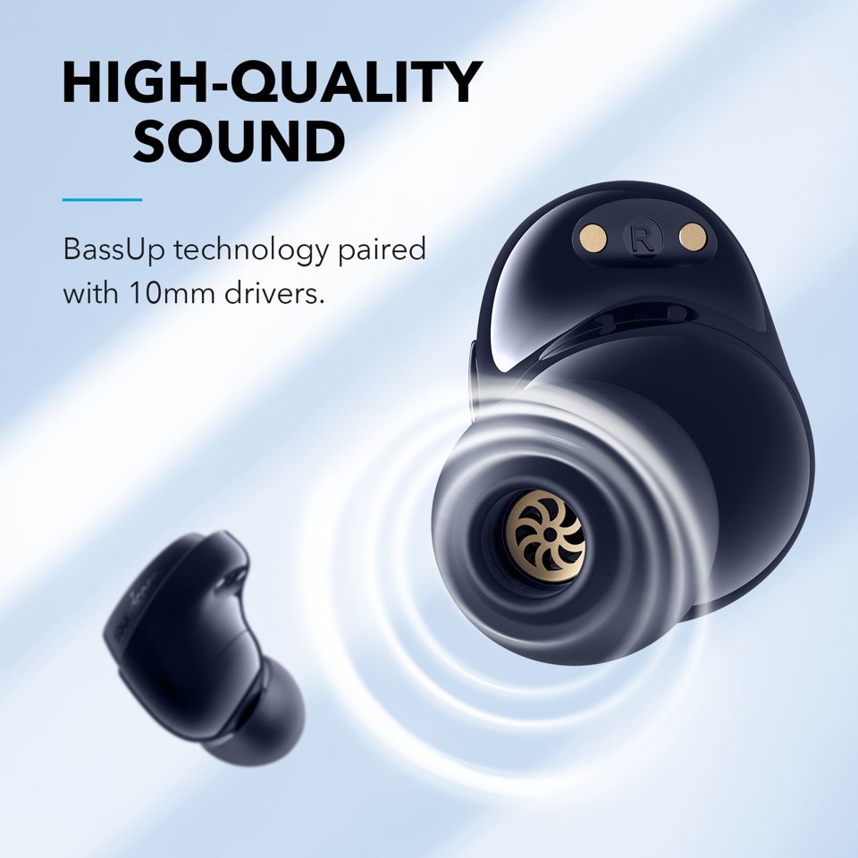 Anker - Høretelefoner - Soundcore Dot 3i - Blå v2