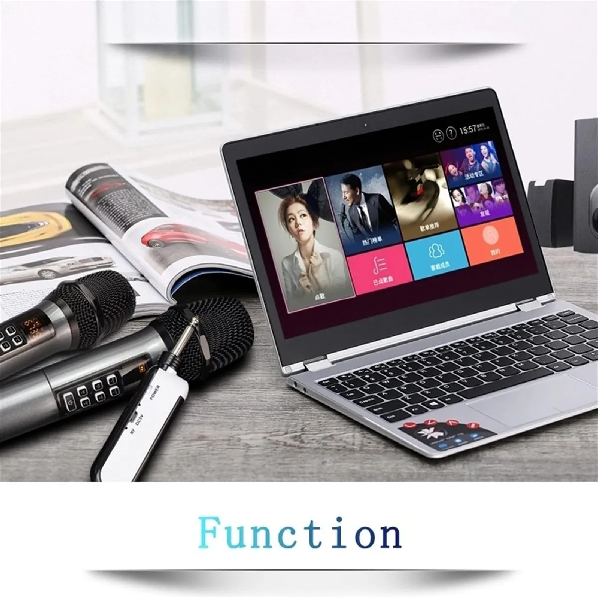 INF Microphone Sans Fil Bluetooth 2-Pack