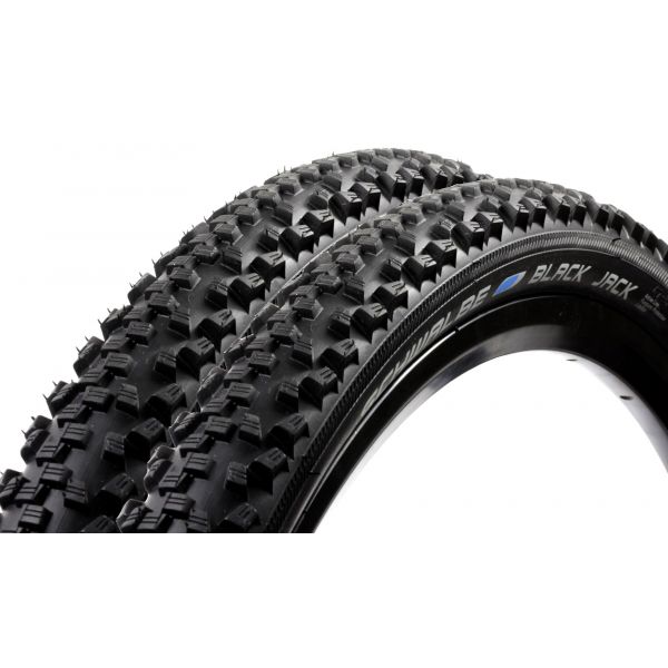 Schwalbe Pneu Lote de 2 Pneus Black Jack - SBC - K-Guard 26 x 2.10 (54-559) - 01031027