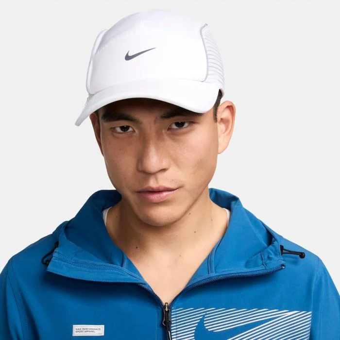 Nike Unisex Caps Dri-Fit Advanced Fly AeroBill AeroAdapt Cap Hvid