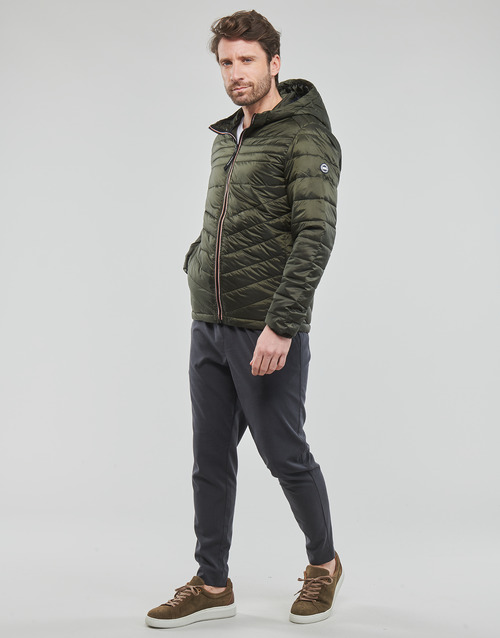Jack & Jones - JJEHERO PUFFER HOOD - Kaki