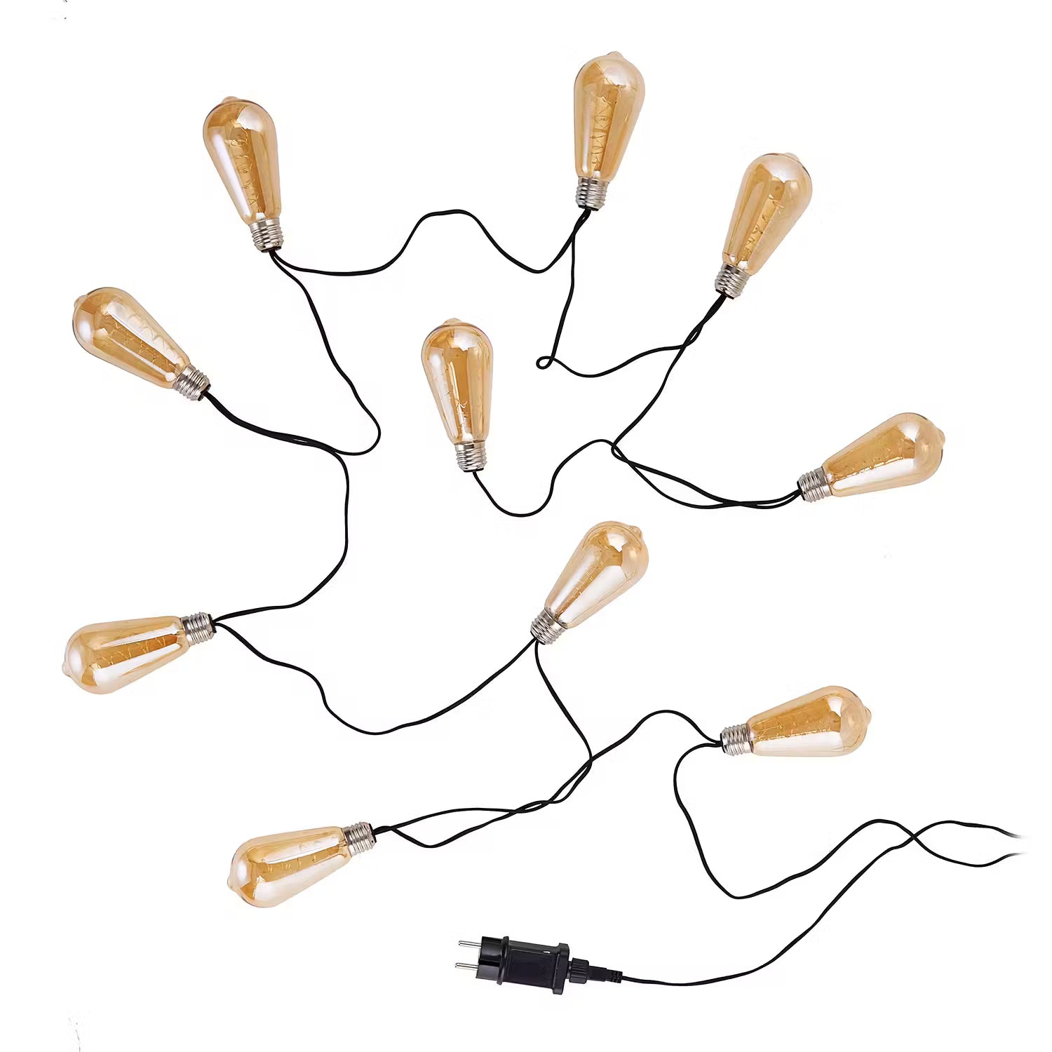 BULB LIGHTS Lichterkette Glühbirne 3er-Set