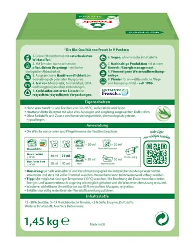 Frosch Aloe Vera Sensitiv-Waschpulver
