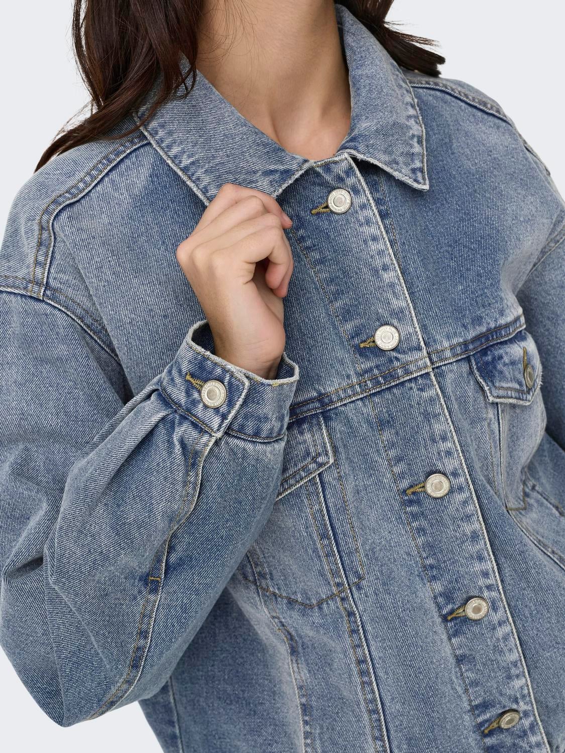 ONLPENNY Jeansjacke Medium Blue Denim