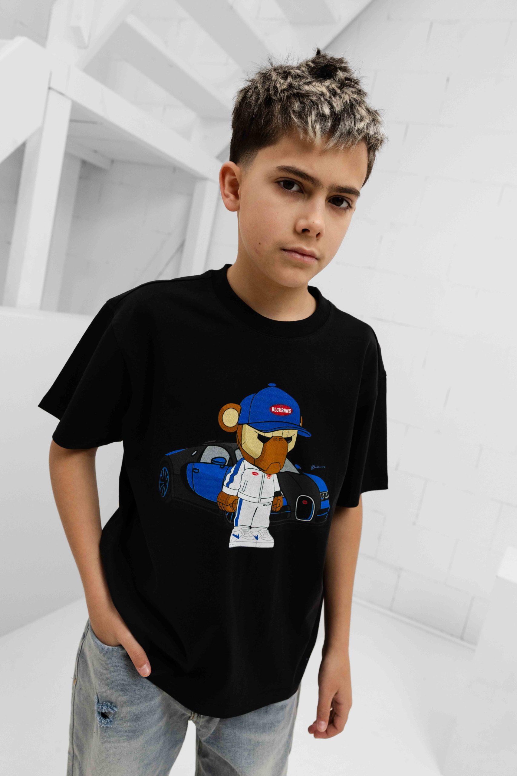 Black Bananas Bbugatty T-Shirt Kids Zwart