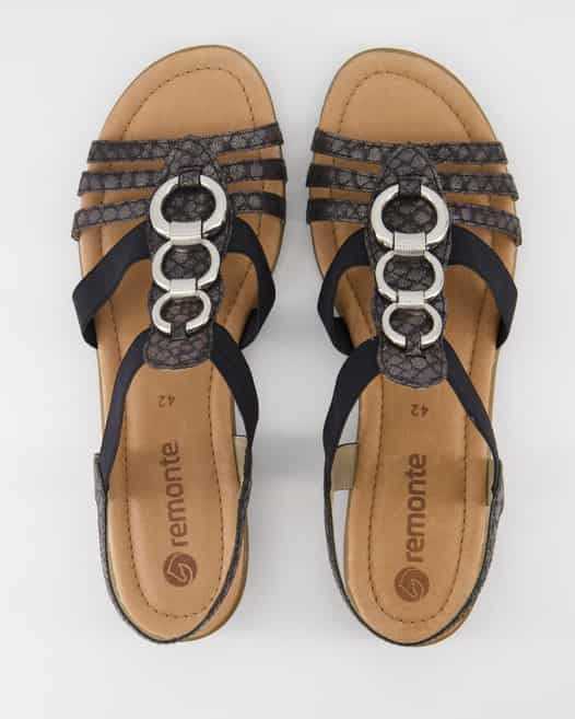 Remonte R3605-02 Sandalen in Schwarz